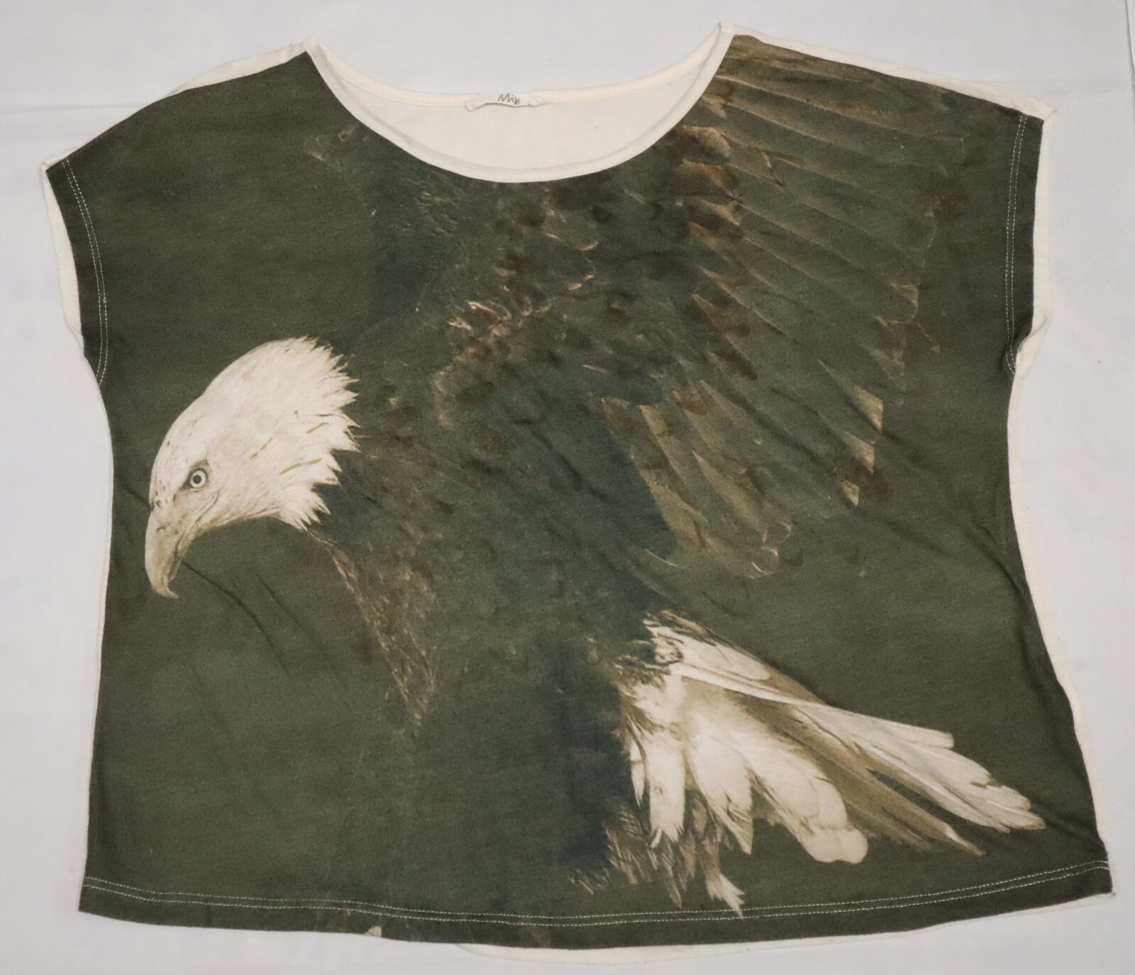 Vintage 1990s MiM womens Eagle print t shirt size M (check measurements)