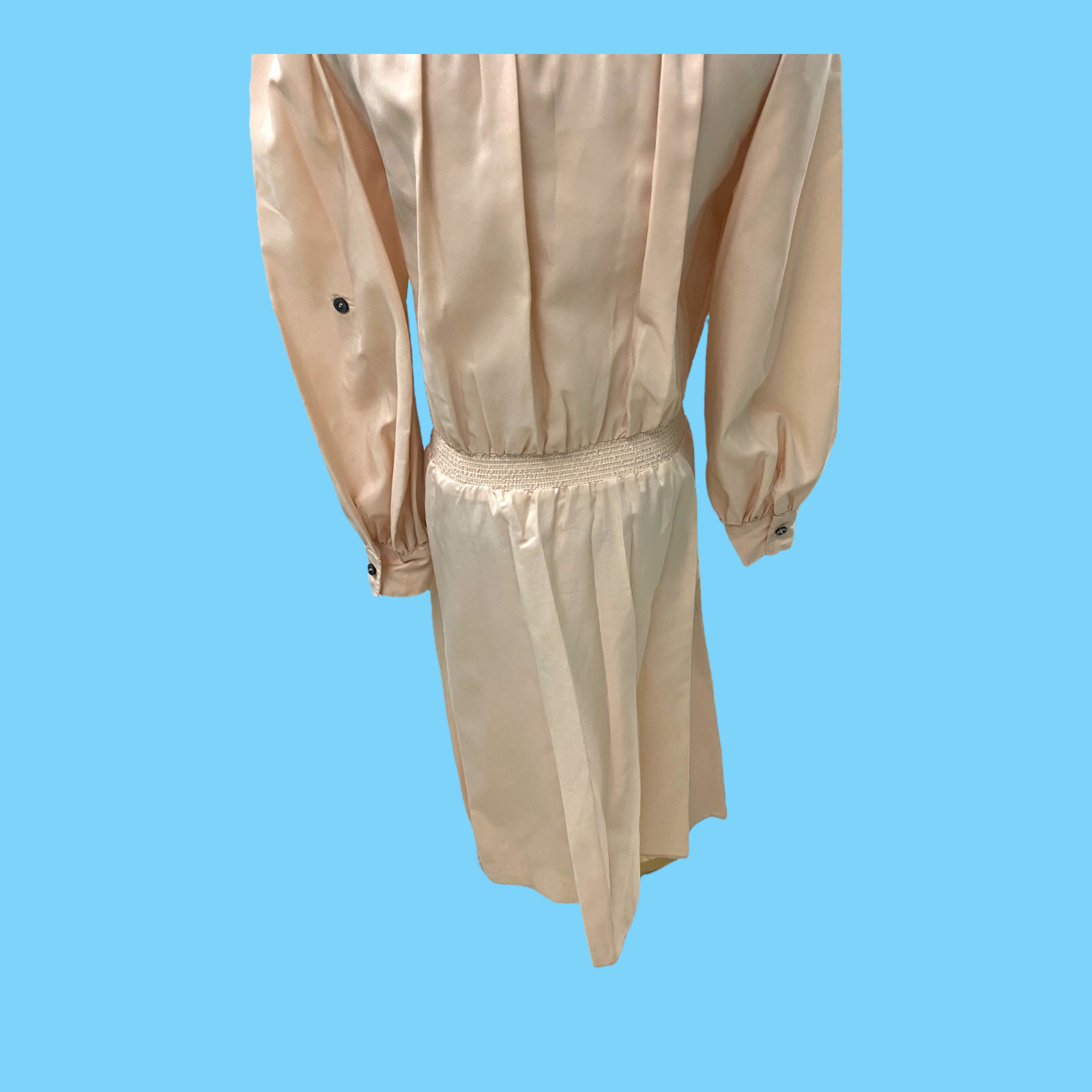 Vintage 70’s Irene Kasmer California Light Tan Dress Secretary Med- Large