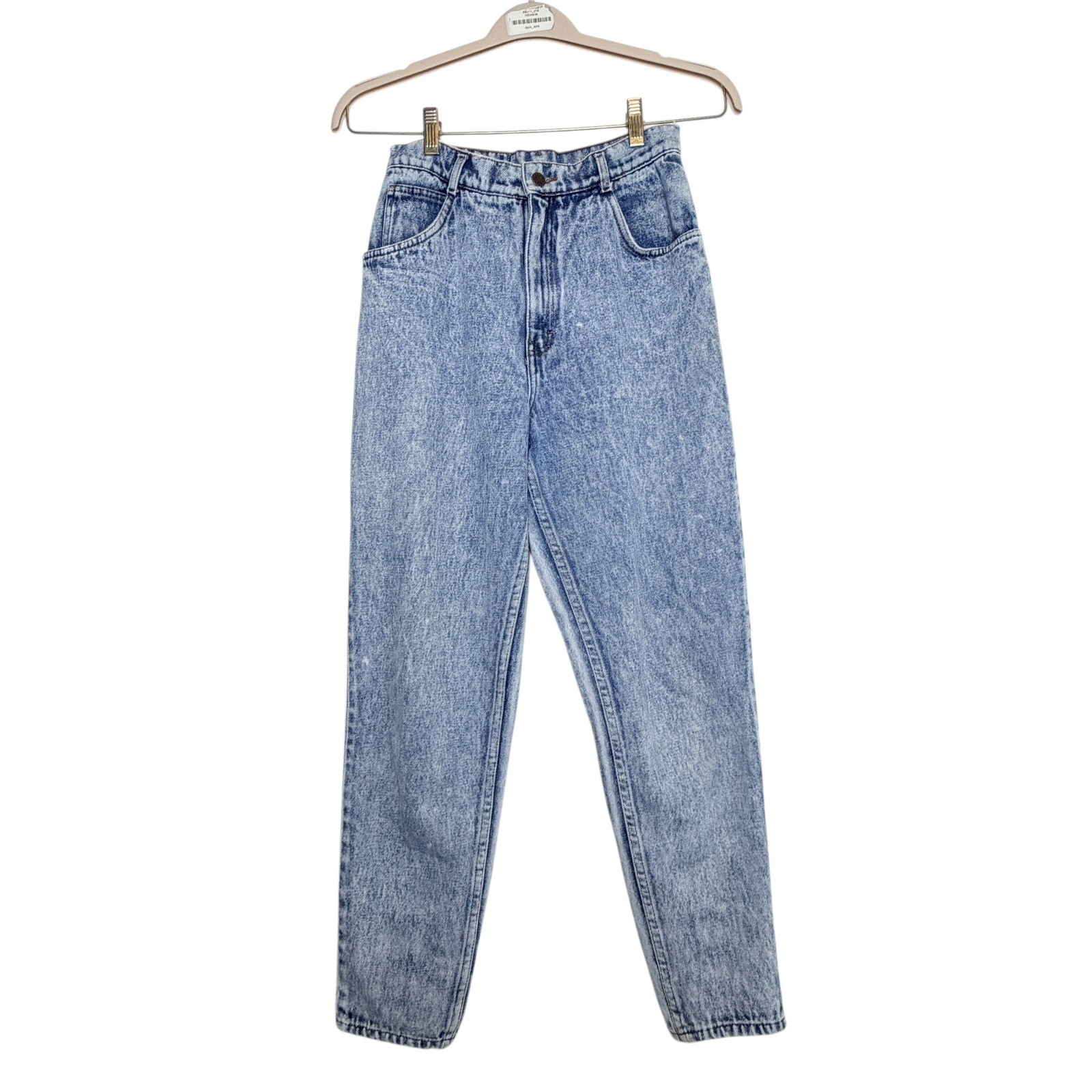 Vintage No Excuses Collectors Series High Waisted Light Wash Jeans Bow Hem Sz 13