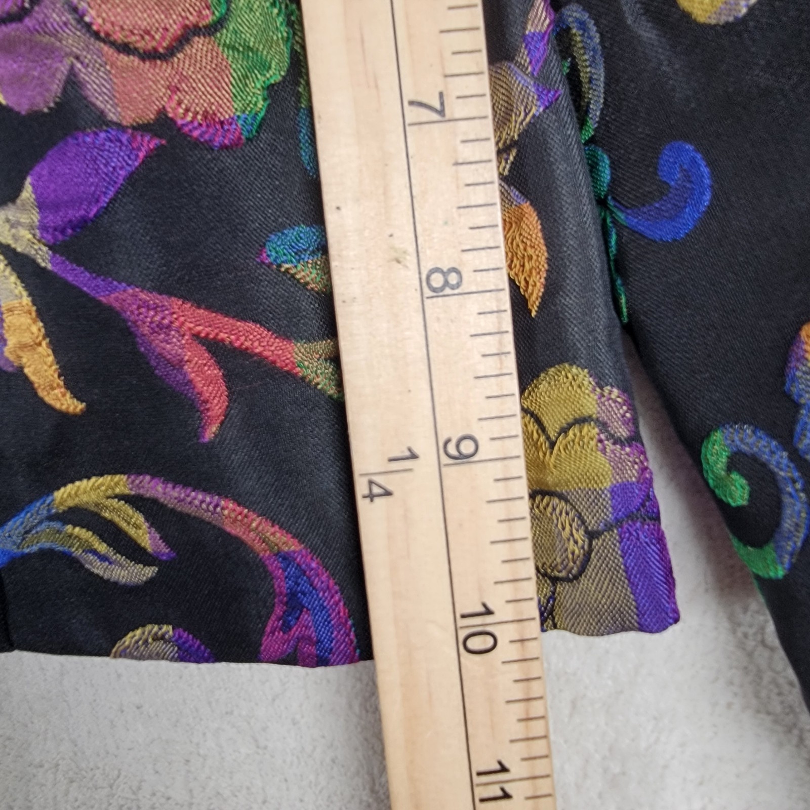Vintage 80’s 90’s Don Caster Rainbow Floral – Waspy Preppy Blazer Women’s 6