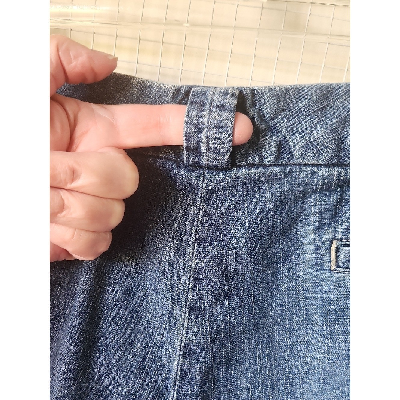 Vintage Gap sz 18 Denim Flat Front Shorts Plus