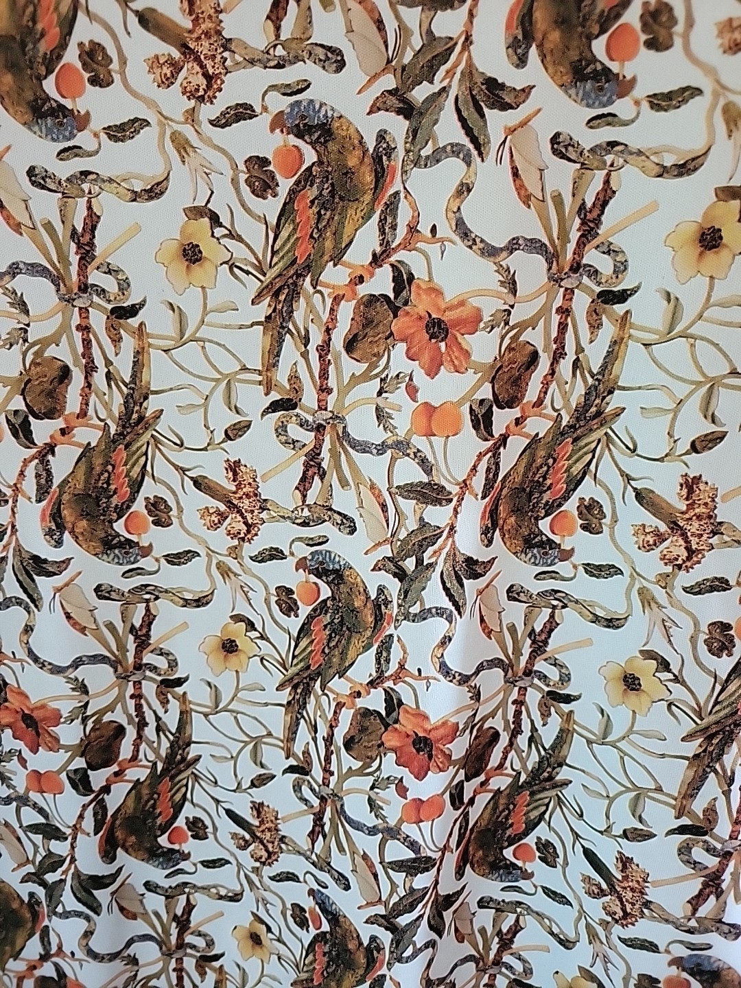 Vintage Lucky Tops By L&K Birds Flowers Parrot 1970s Women’s Small Tropical Boho