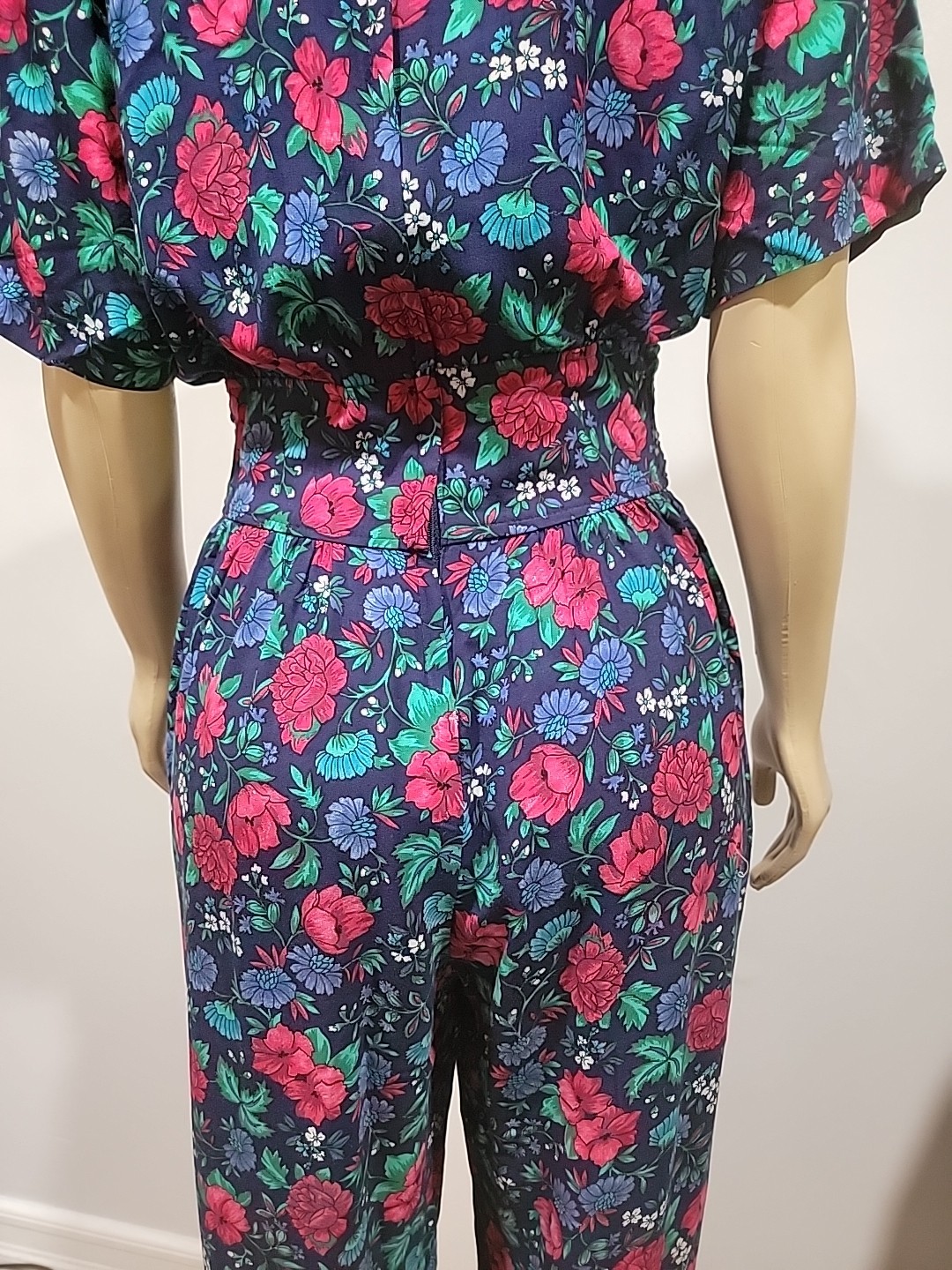 Ms. Choice Women’s Fits Modern Size S Floral Jumpsuit Vintage 90’s #1