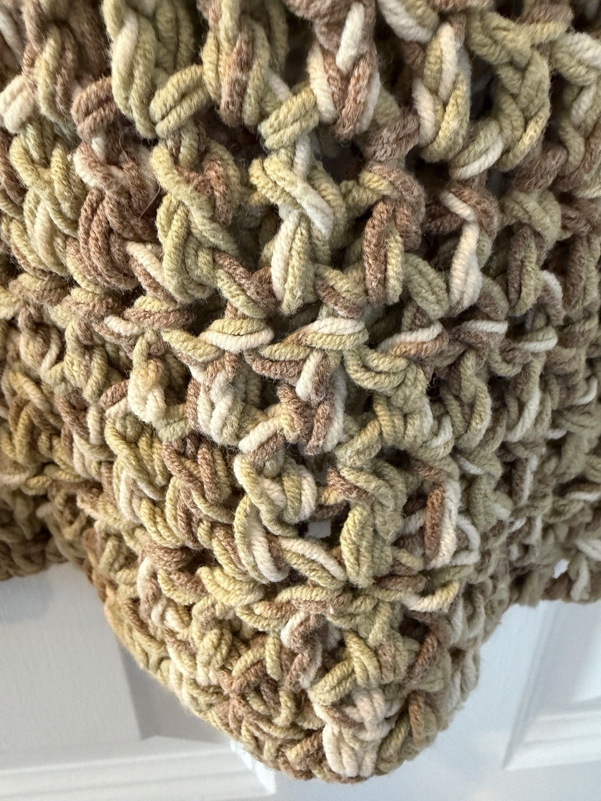 VTG Free People Y2K Crochet Mini Dress XS Neutrals Boho
