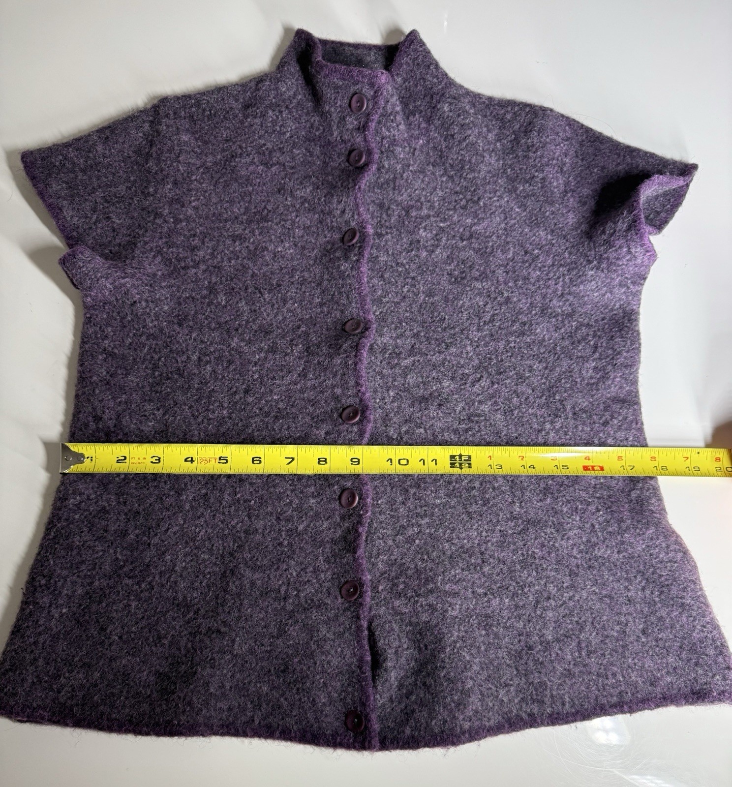 Eileen Fisher Sweater CARDIGAN Top Purple SZ M