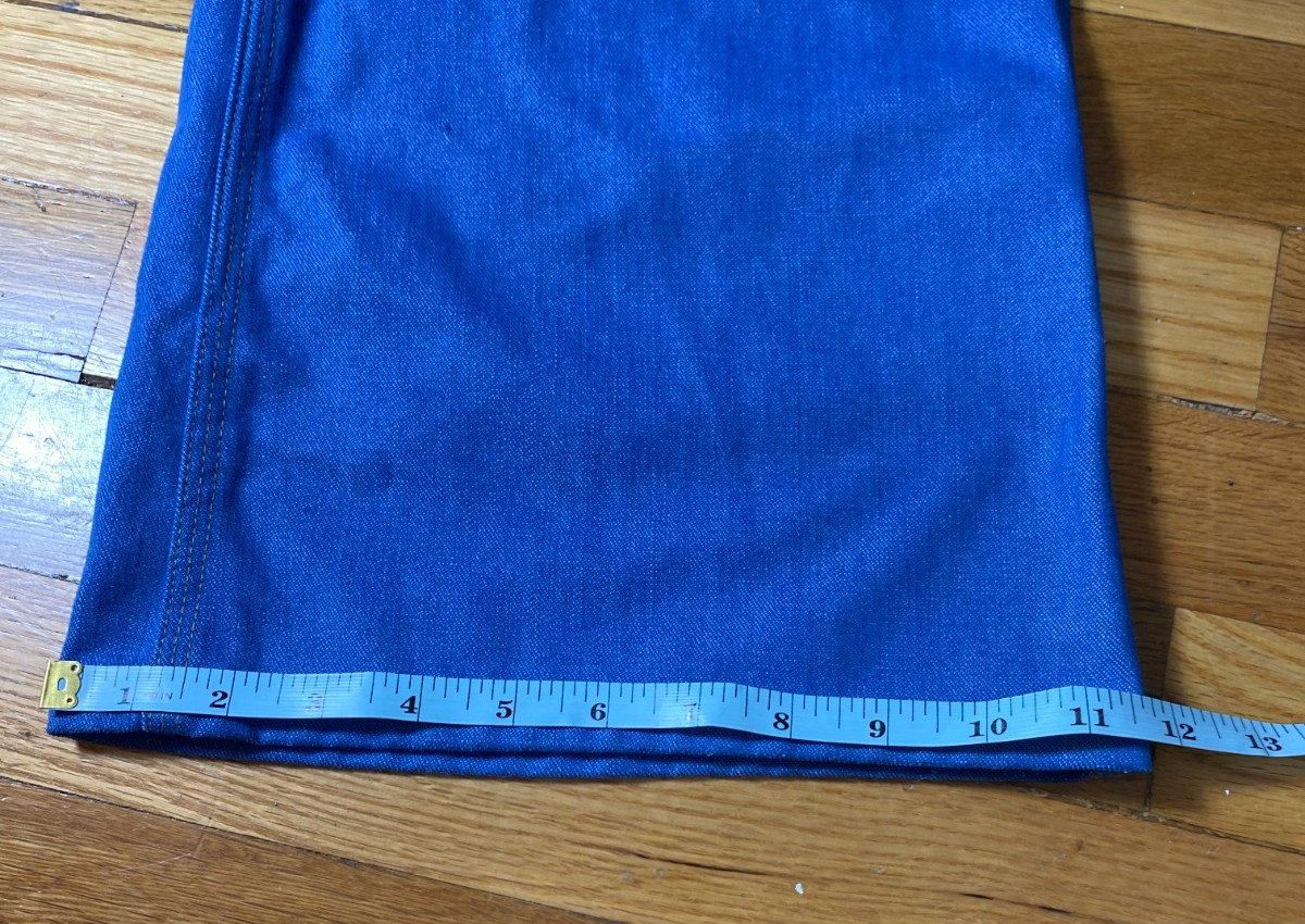 VINTAGE 70s Levis 799 Overalls Double Blank Orange Tab Flare Tags Attached 30×33