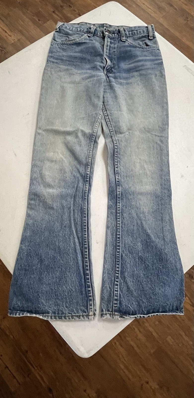 Vintage 70s Levi’s Orange Tab Bell Bottom Jeans Flared Denim W31 L30