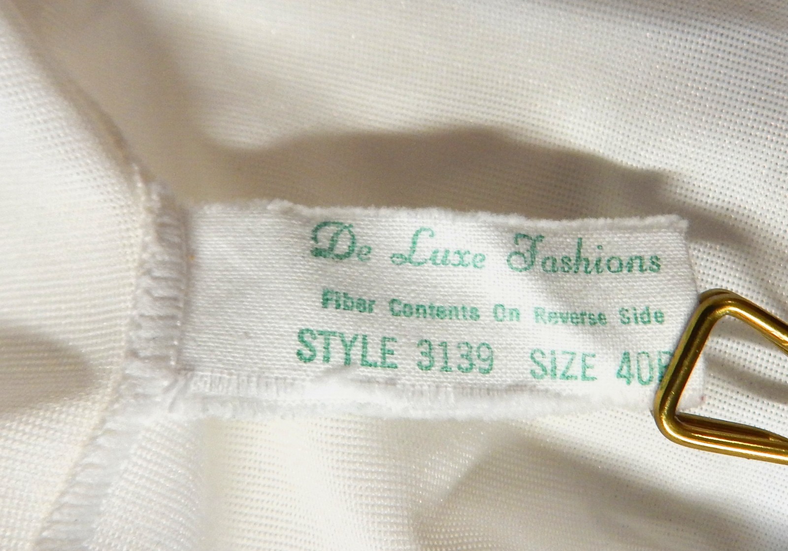 De Luxe Fashions All in One White Stretchy Girdle Bodysuit Soft Cups-Style 40B