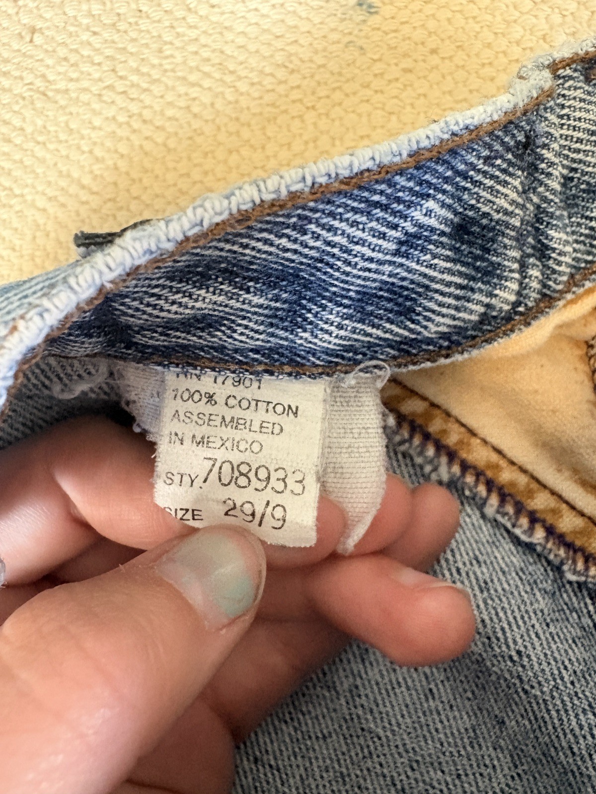 Vtg Rocky Mountain Clothing Co High Waist Bareback Denim Jeans Women’s Size 29/9