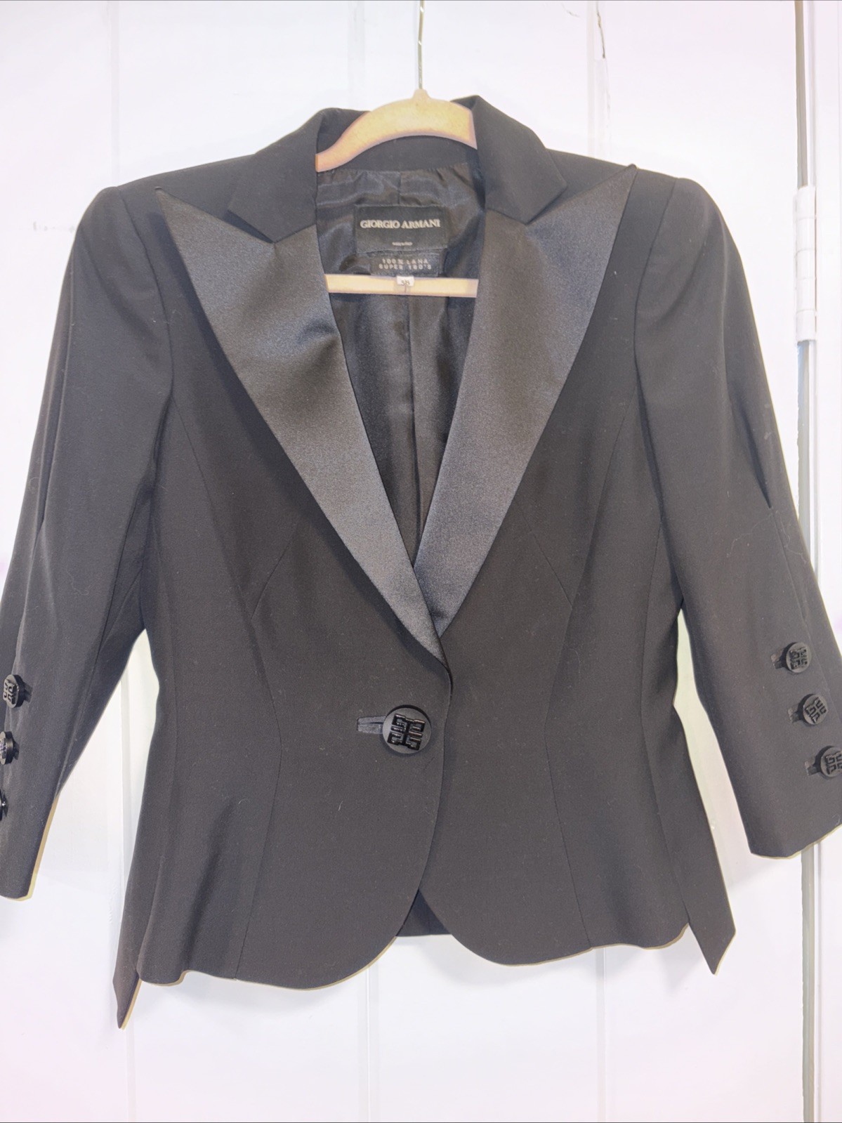 Vintage Women’s Giorgio Armani Wool Blazer Size38/ 4 (US) Rare Retro NWOT