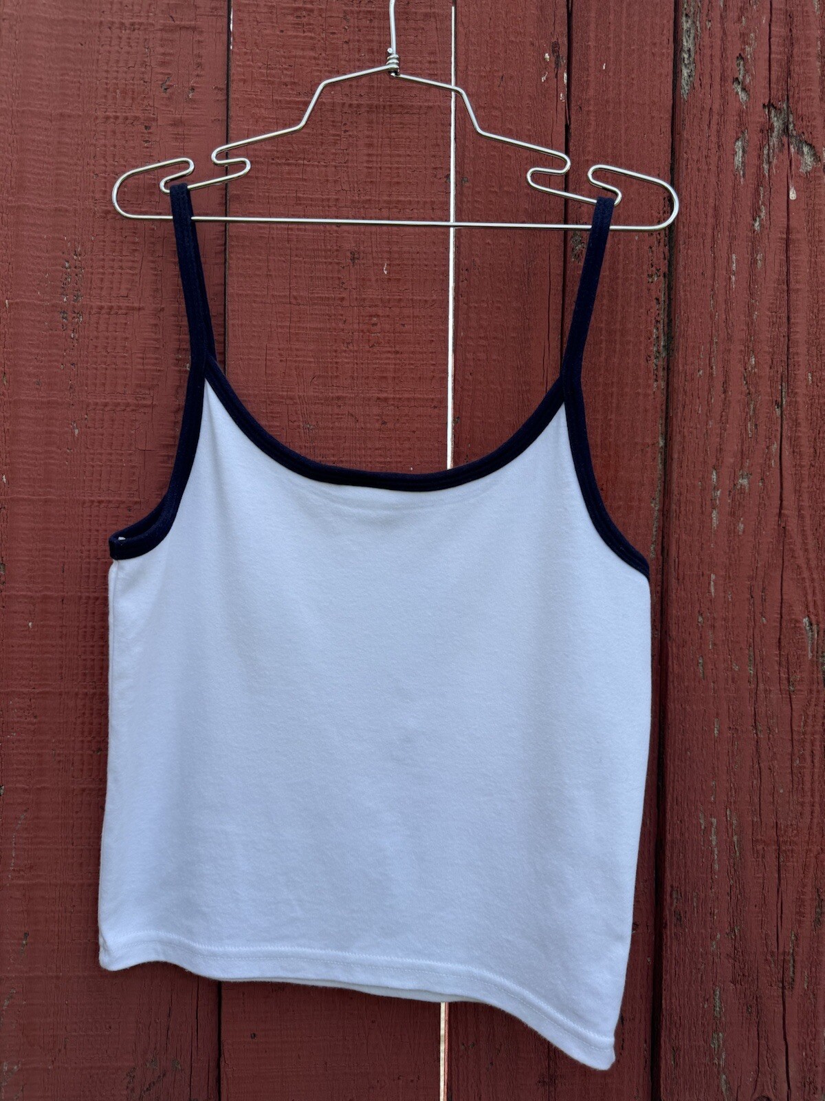 Vintage 90s Y2K Surf Love Heart Tank Top Delias Skate Beach Coastal Waves Summer
