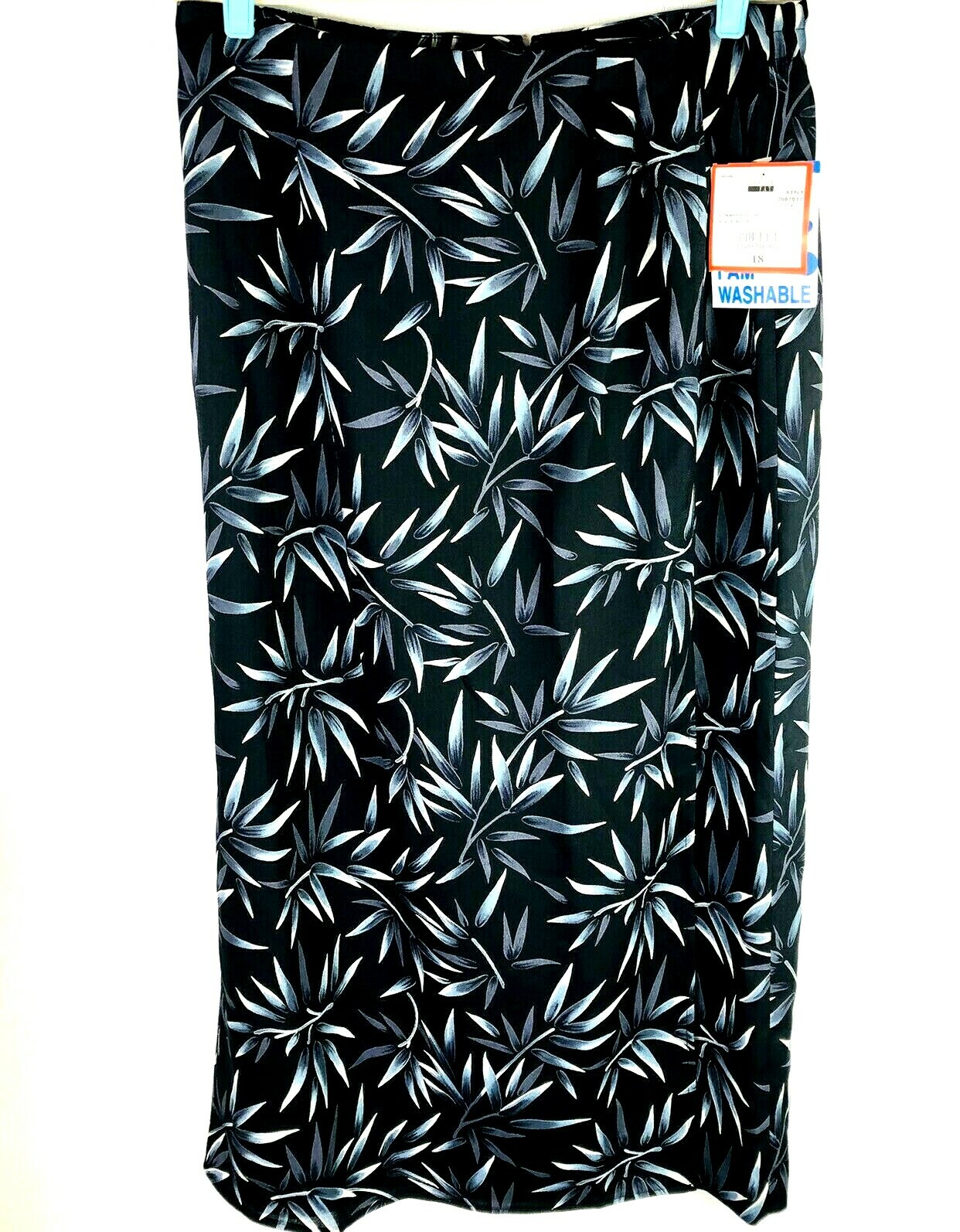 Leslie Fay Sportswear Women’s Front Wrap Maxi Skirt Vintage Size 18 New with Tag
