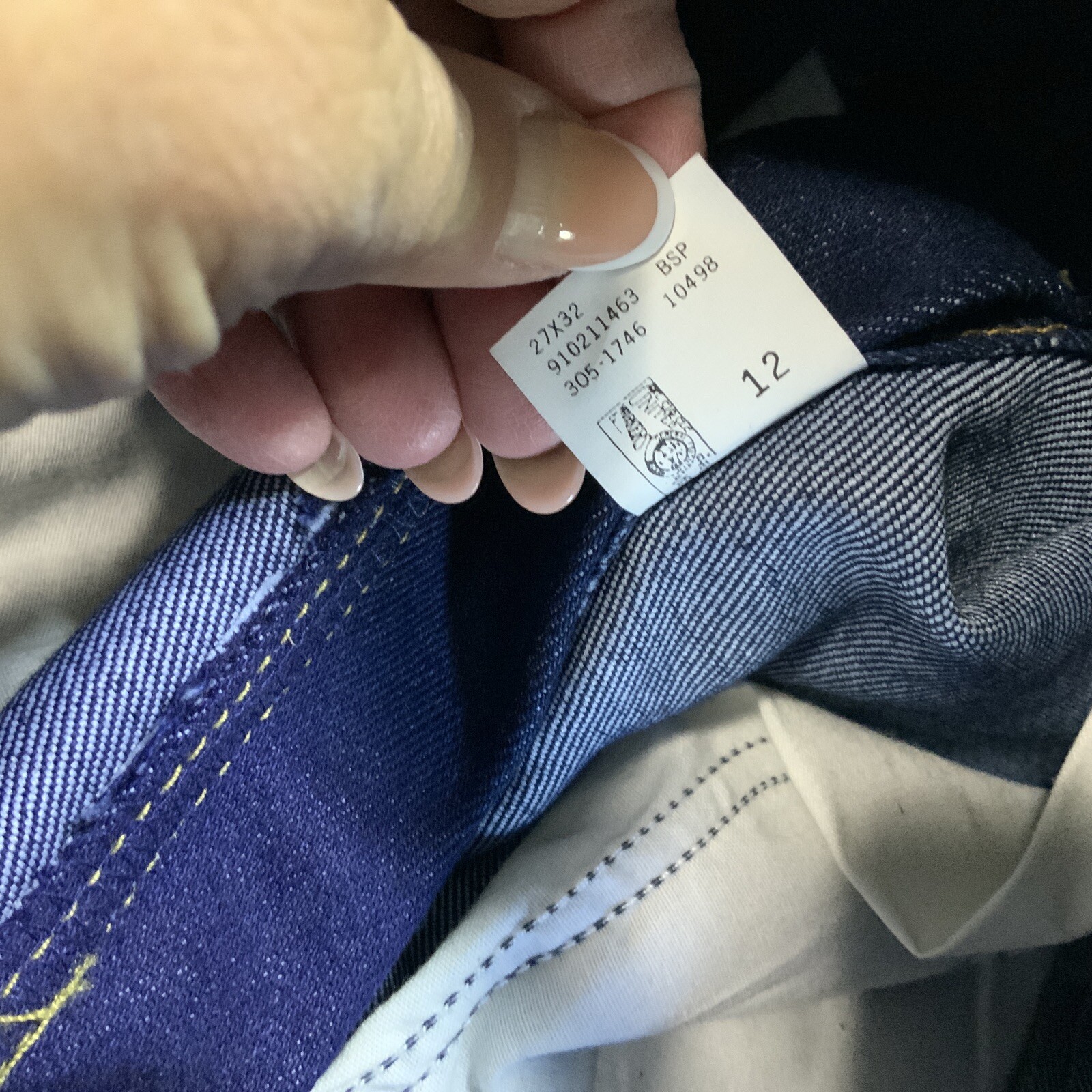 NWT Lee Riders Jeans Misses Women’s Size 10M 27×32 Straight Leg UNION MADE Vtg