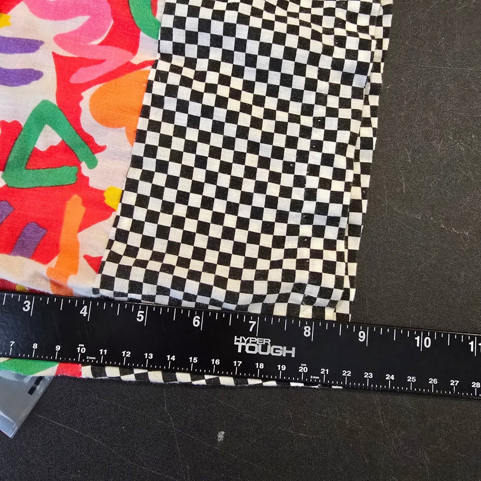 Vintage Knitwaves Shorts Womens XS/Small Multicolor Patchwork Checkered 80s 90s