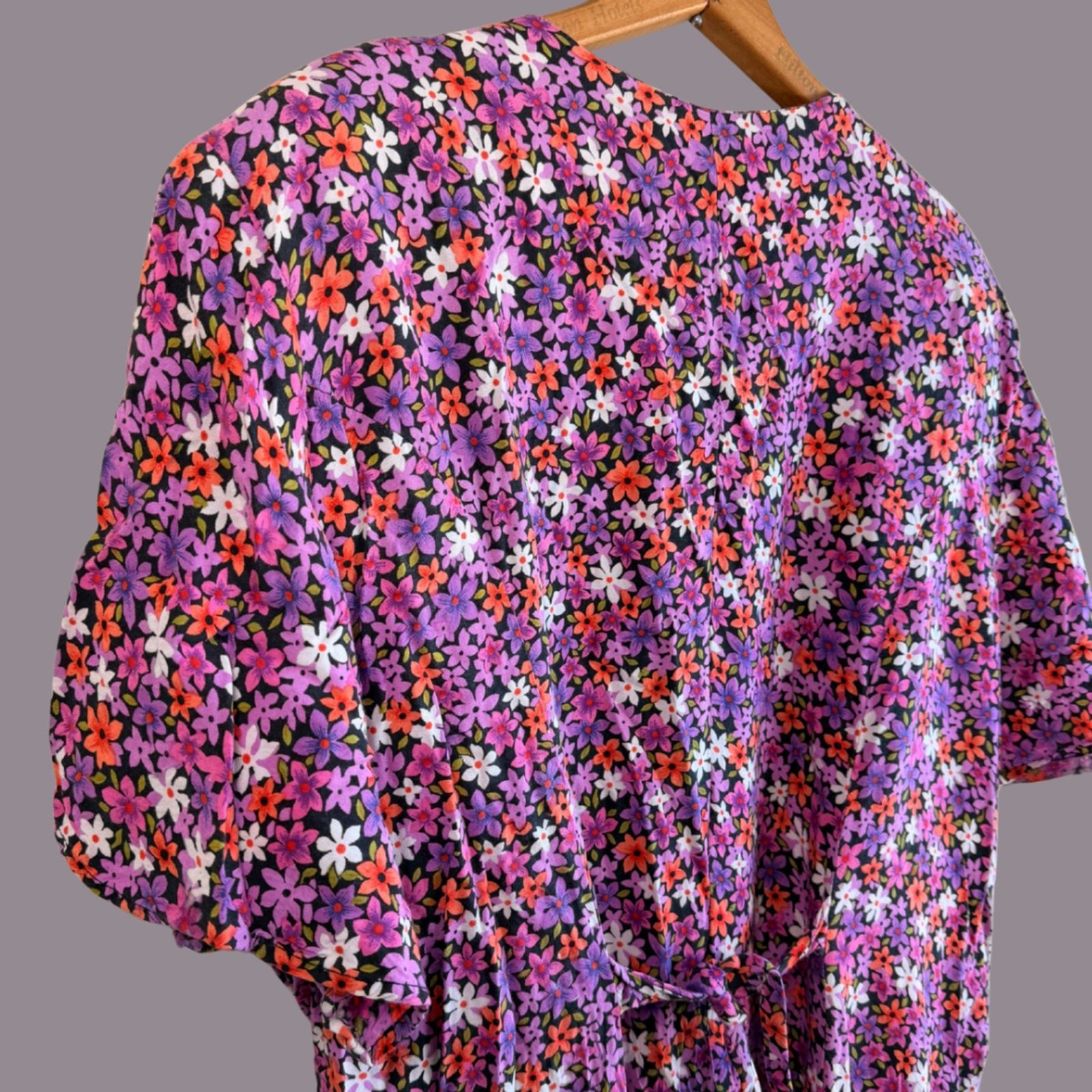 Vintage 1990s Expressions Plus Floral Print Button Front Romper