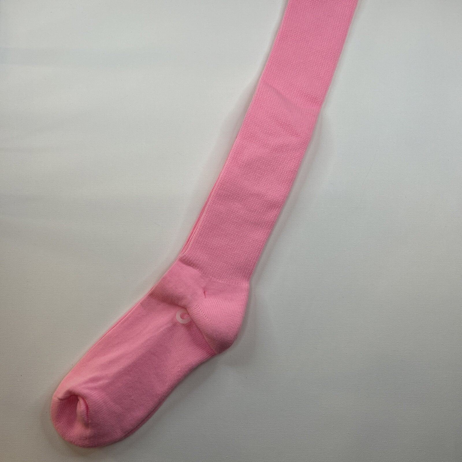 VTG Socks Crew Pink School Girl Knee High 80s 27″ NOS Acrylic Nylon Blend 10-13