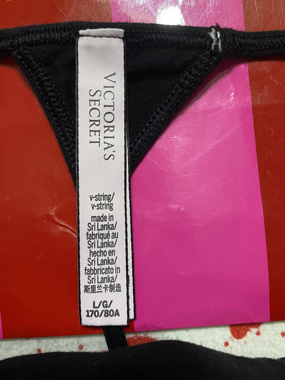Lot of 3 Panties~Lace Cheeky L, Hiphugger M, V-String L Assorted Colors