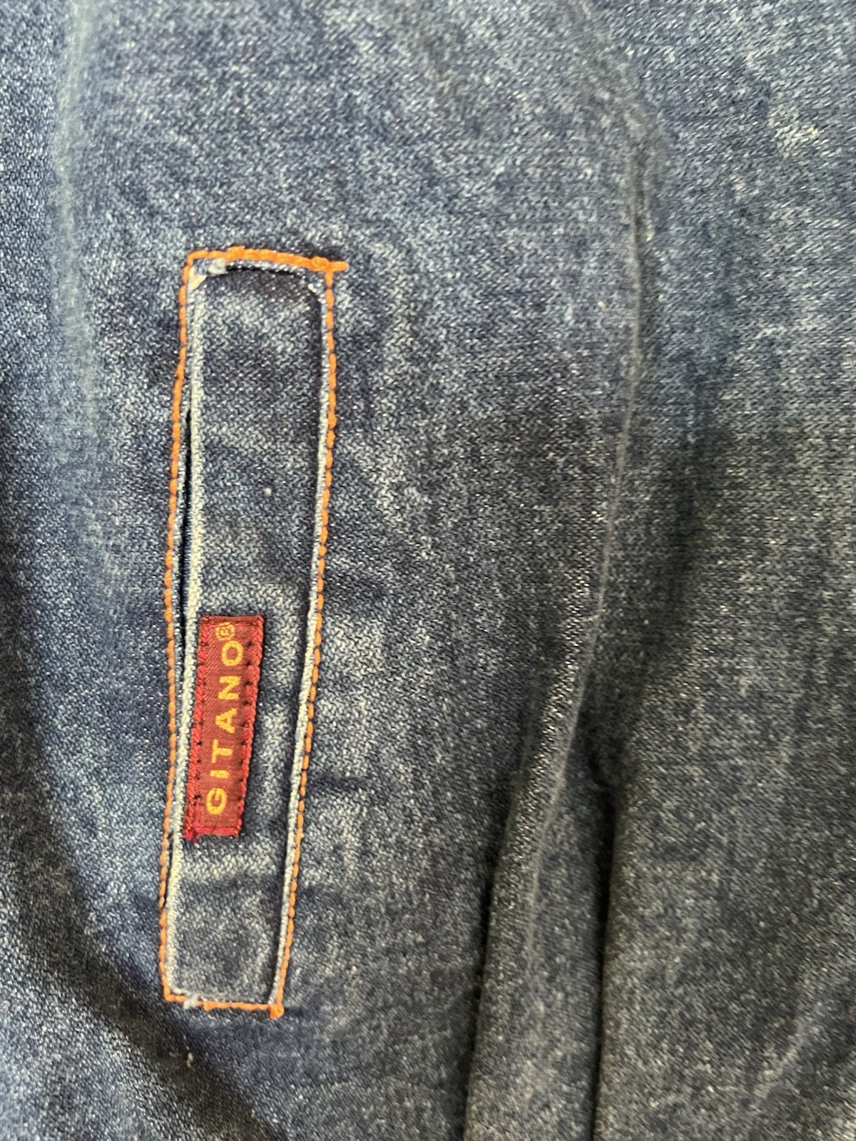VTG Artist signed & handpainted native american denim jacket. Medium,embellished