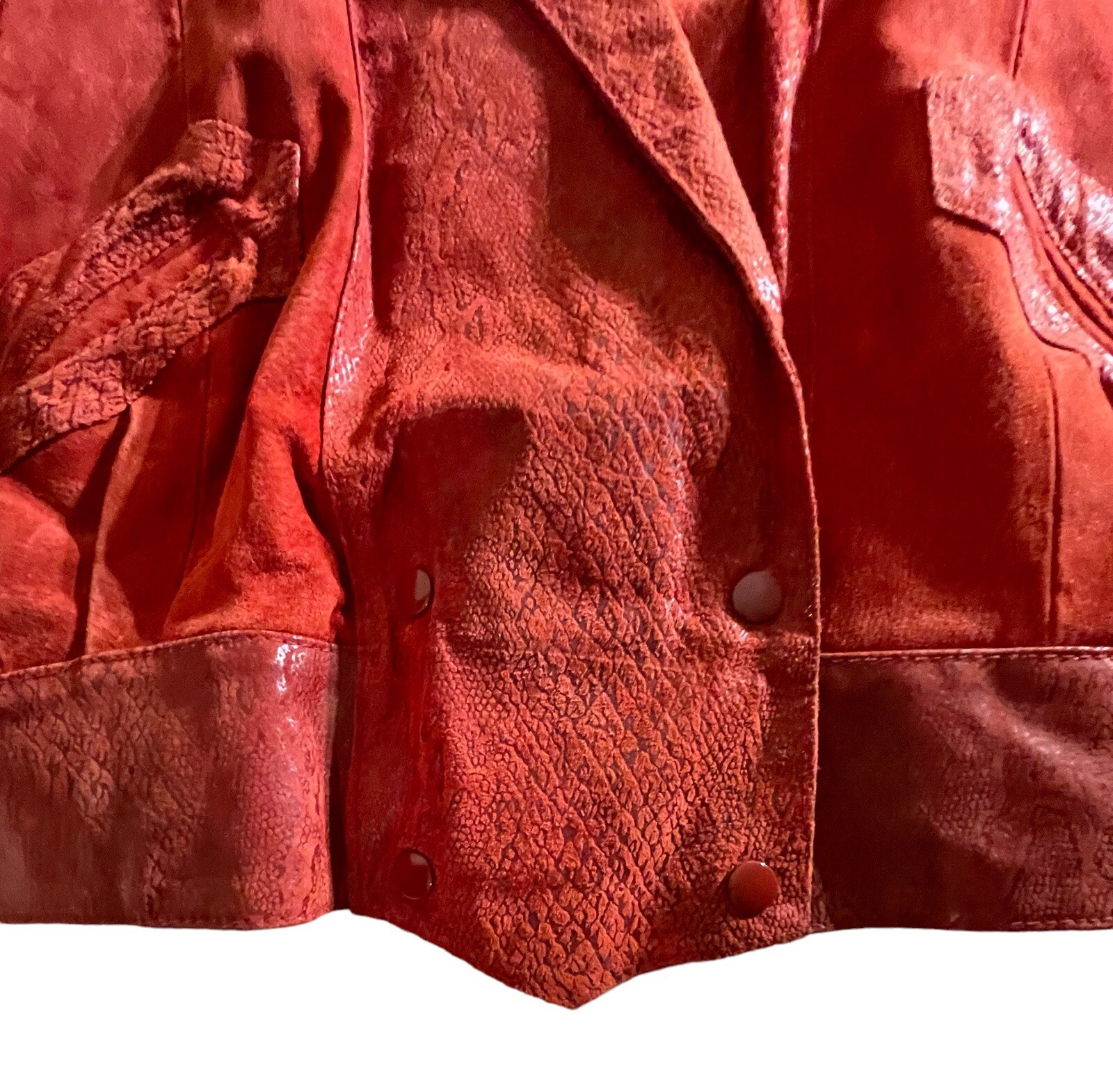Vintage G-III Leather Fashions Red Lined Leather Jacket EUC 80’s 90’s