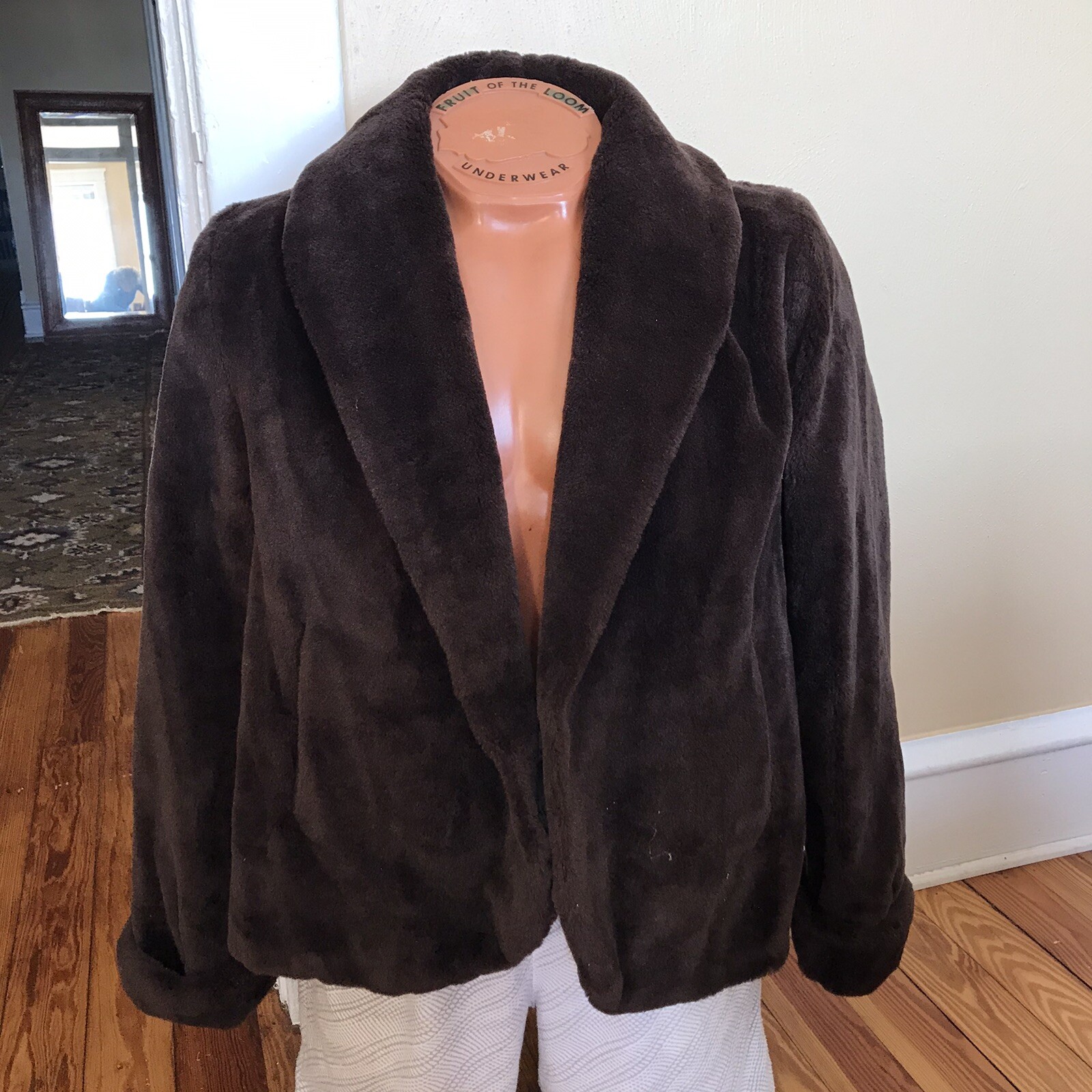 Vintage 1960s Divine Simulated Fur Jacket