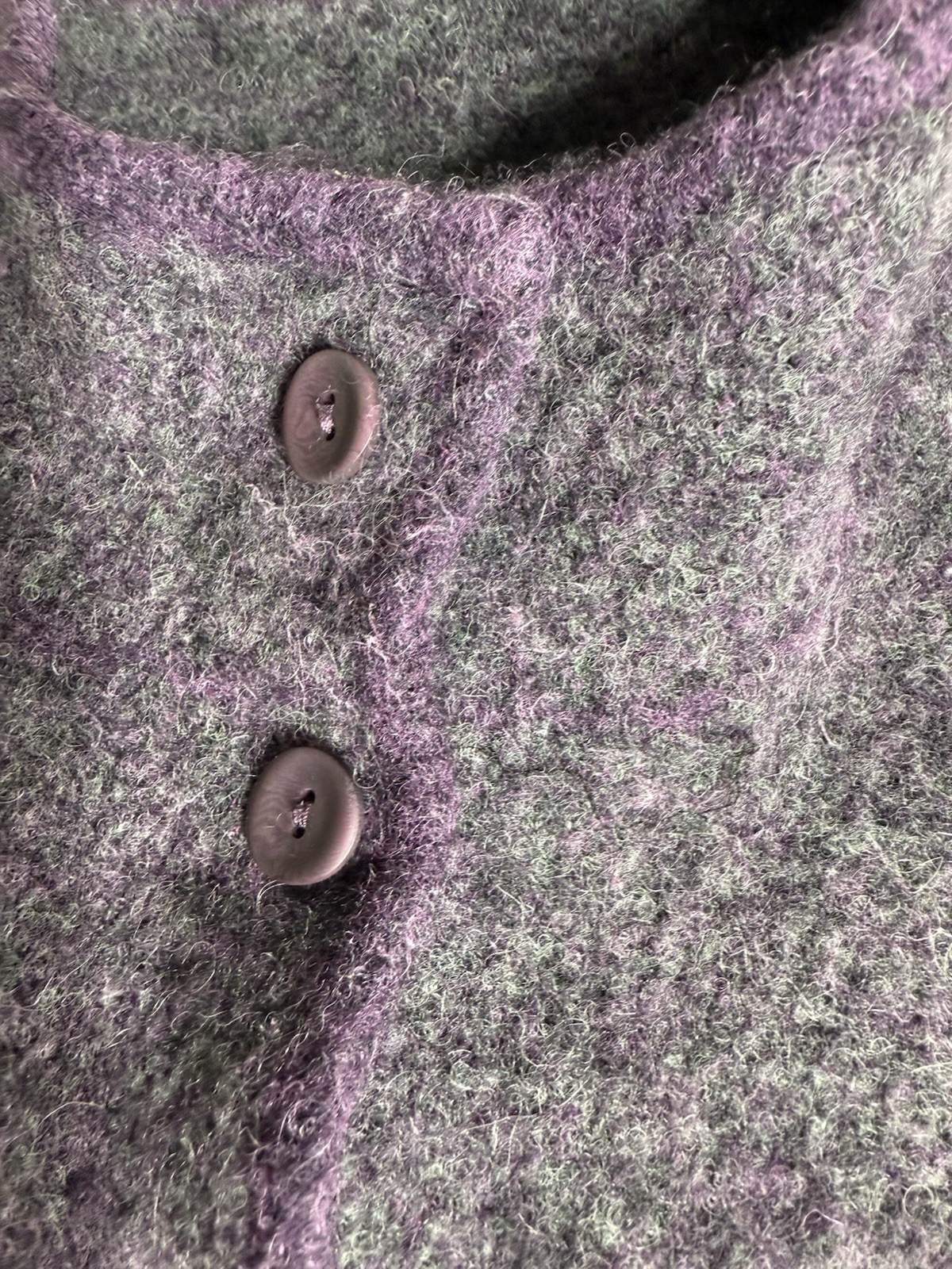 Eileen Fisher Sweater CARDIGAN Top Purple SZ M