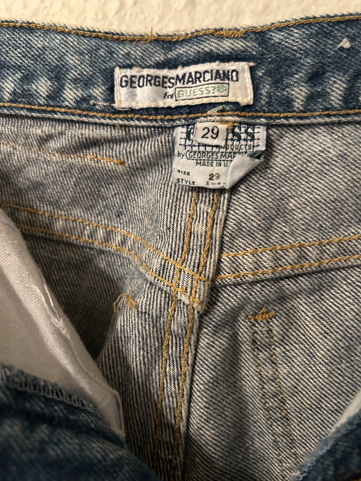 Vintage Guess Size 29×32 Georges Marciano Acid Washed 10110P Tapered Mom Jeans
