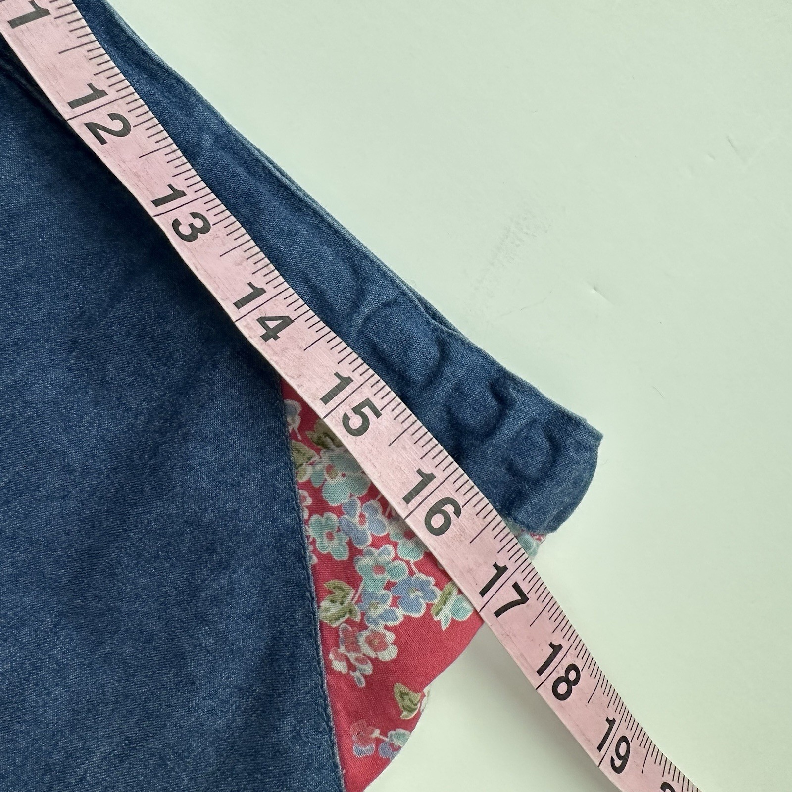 Vintage Crazy Horse Liz Claiborne Patchwork Maxi Skirt Size 14 Floral Cotton