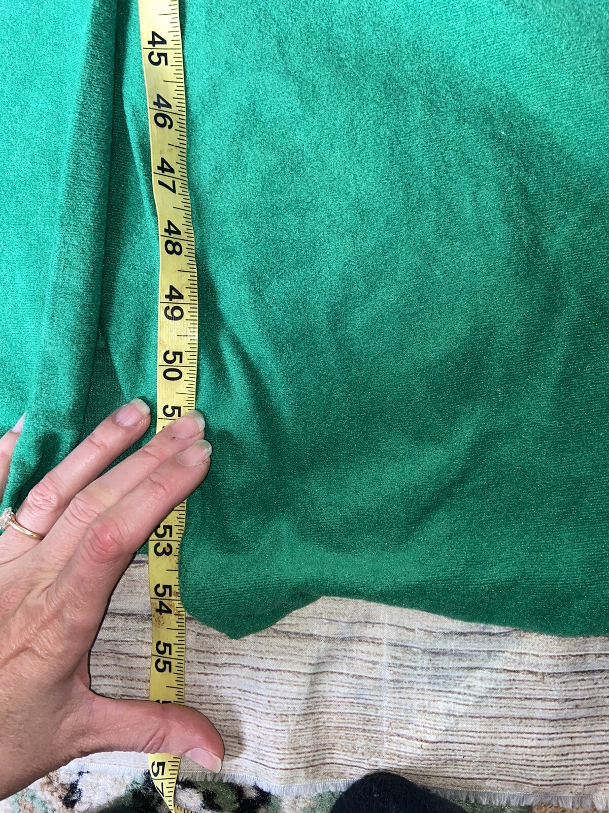 Vtg Emerald Green Dan Ellen House Coat Robe Womens Small A1