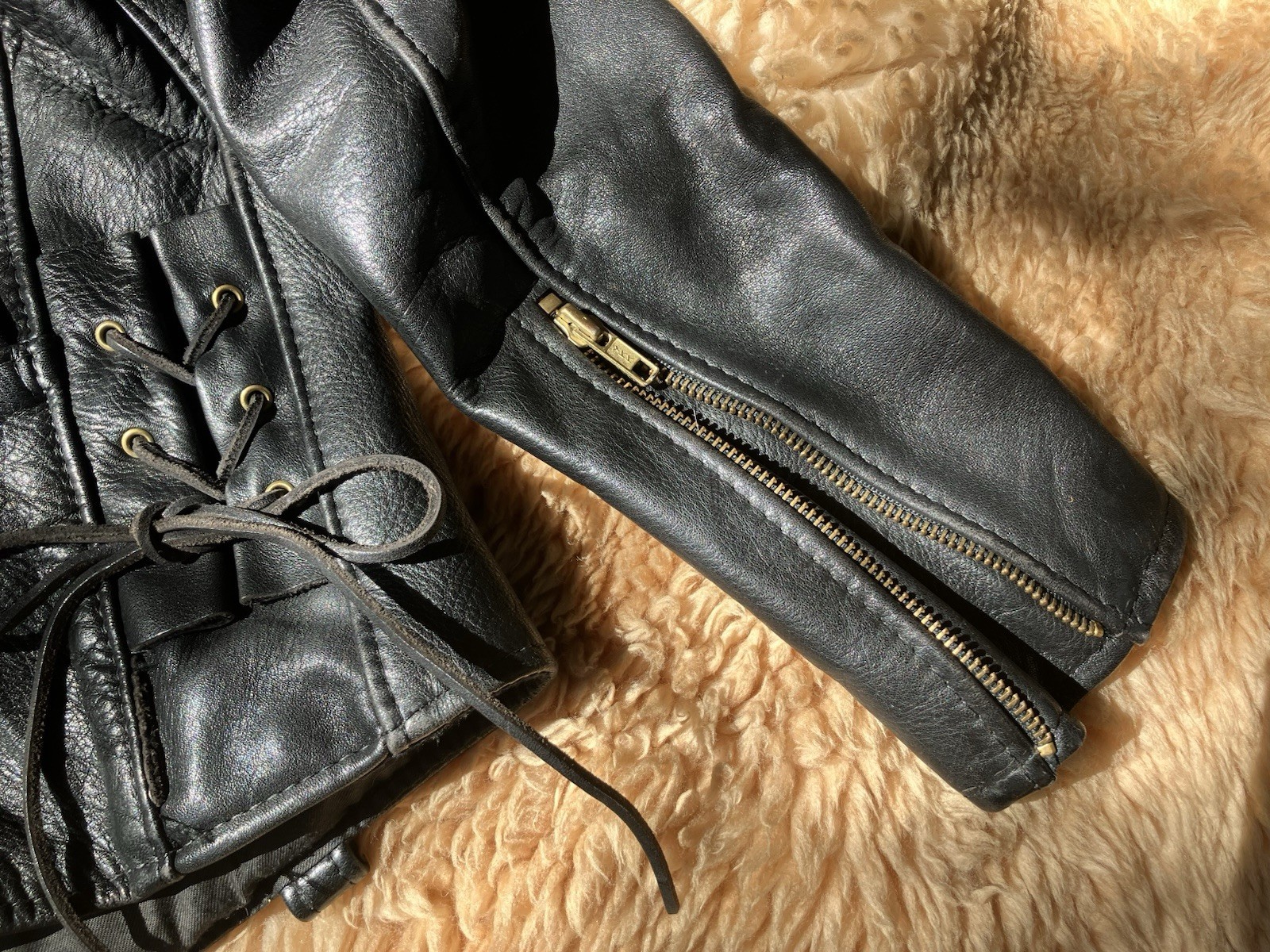 Vintage Brooks Leather Jacket Biker Motorcycle Women’s 28 XS S Perfect Fit