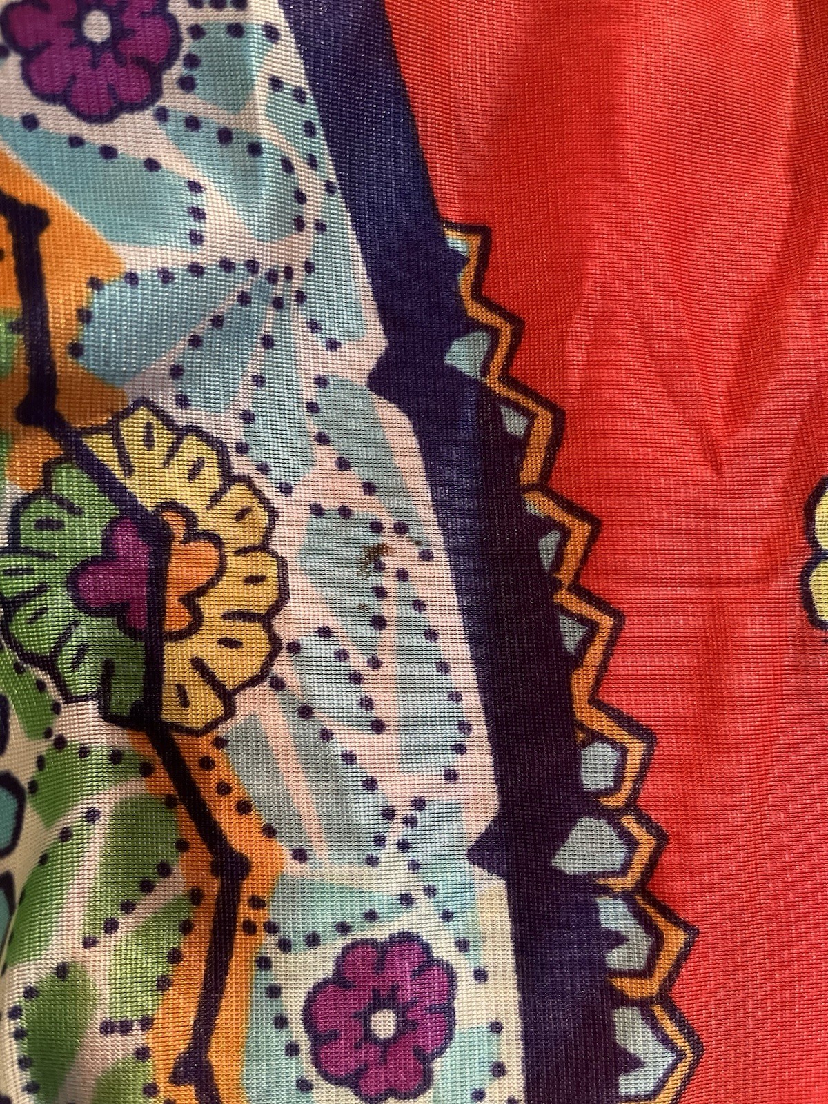 1970s Jumpsuit 3/4 Sleeve Size 26 Waist Very Good Condition Wide Leg Paisley