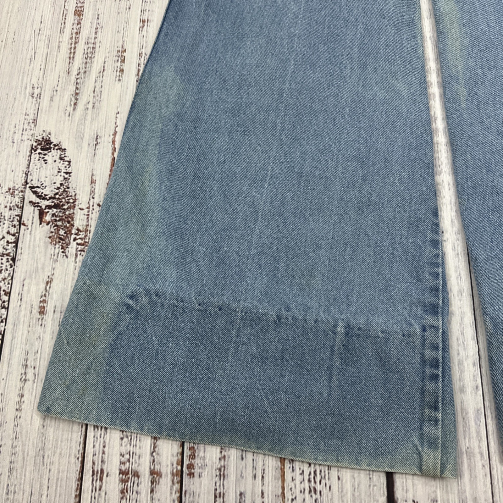VTG 70’s Texson Bell Bottoms Flared Jeans Women’s Sz 7-8(22×31) High Waist RARE!