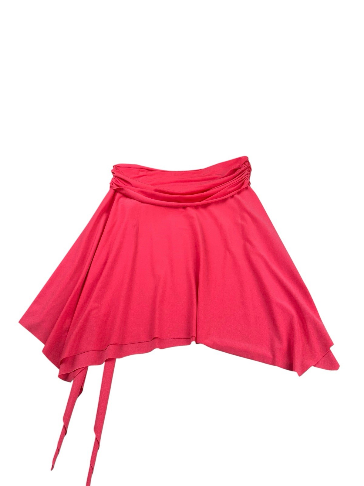 Vintage Cache Y2K Coral Convertible Skirt / Tube Top Ring Detail Asymmetrical M