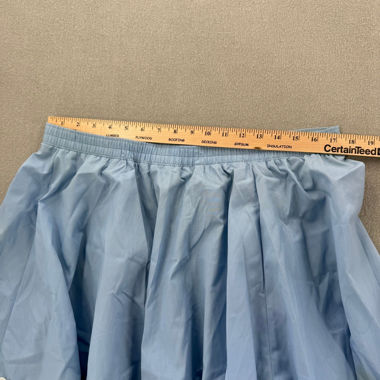 Vintage Square Dance Outfit Western Prairie Full Circle Skirt Ruffle Blouse XL