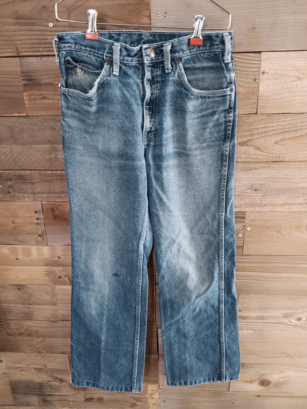 VTG 1980s Kenny Rogers by Karman Jeans Sz 33( 30″w x 29″l) USA Western Denim