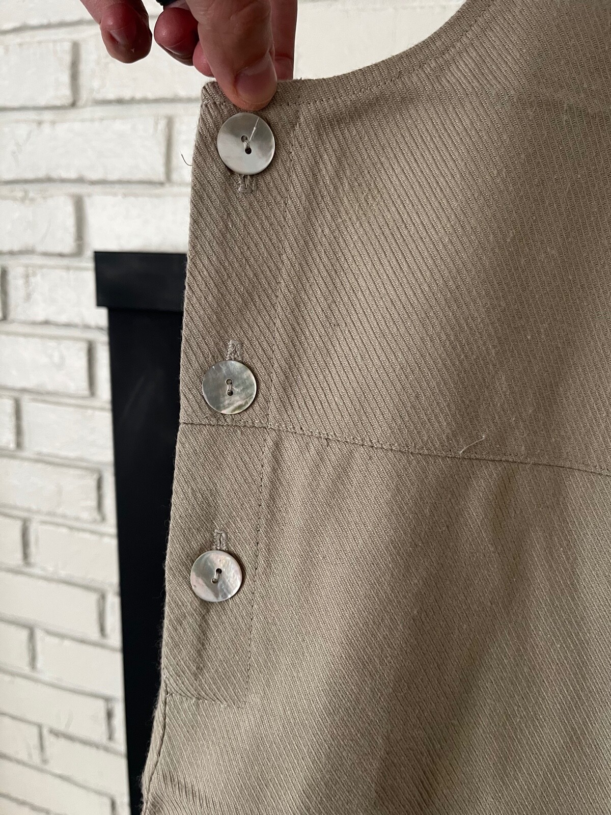 Vintage Timbuktu Station Women’s Overalls Sz 2 Excellent Condition, Beige / Tan