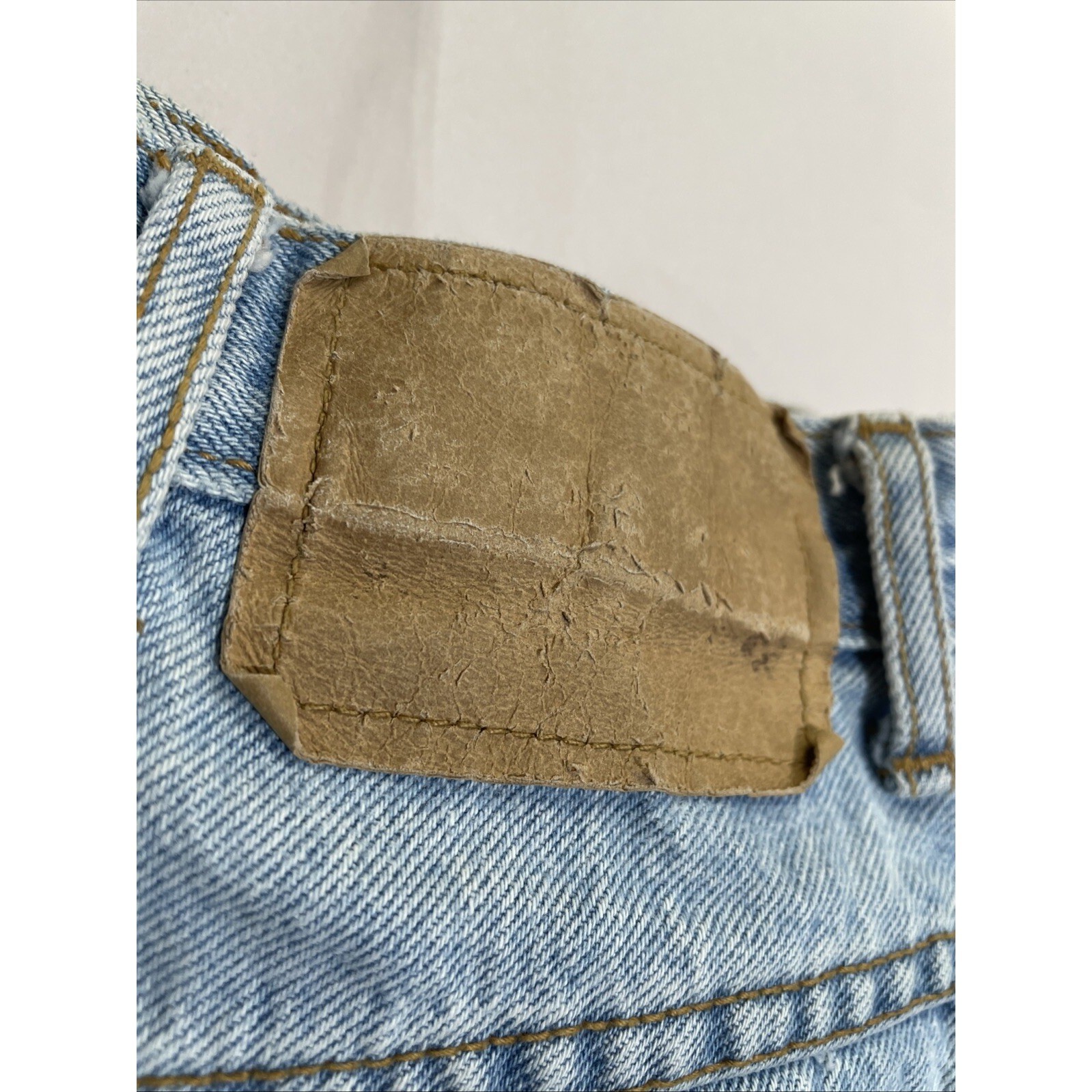 Guess Georges Marciano Denim Skirt 10501 SZ 24 VTG 80s 90s Light Wash USA