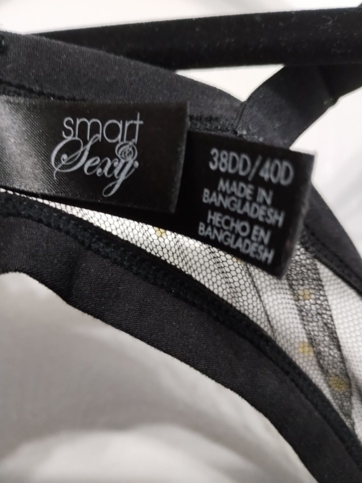 New Women’s Smart and Sexy – Beautiful Push Up Bra Black With Sparkles 38DD/40D