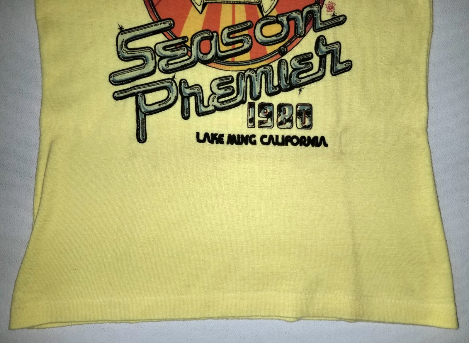 VTG 1980 NATIONAL DRAG BOAT RACING T-SHIRT TEE WOMAN MEDIUM M TOP LAKE MING JET