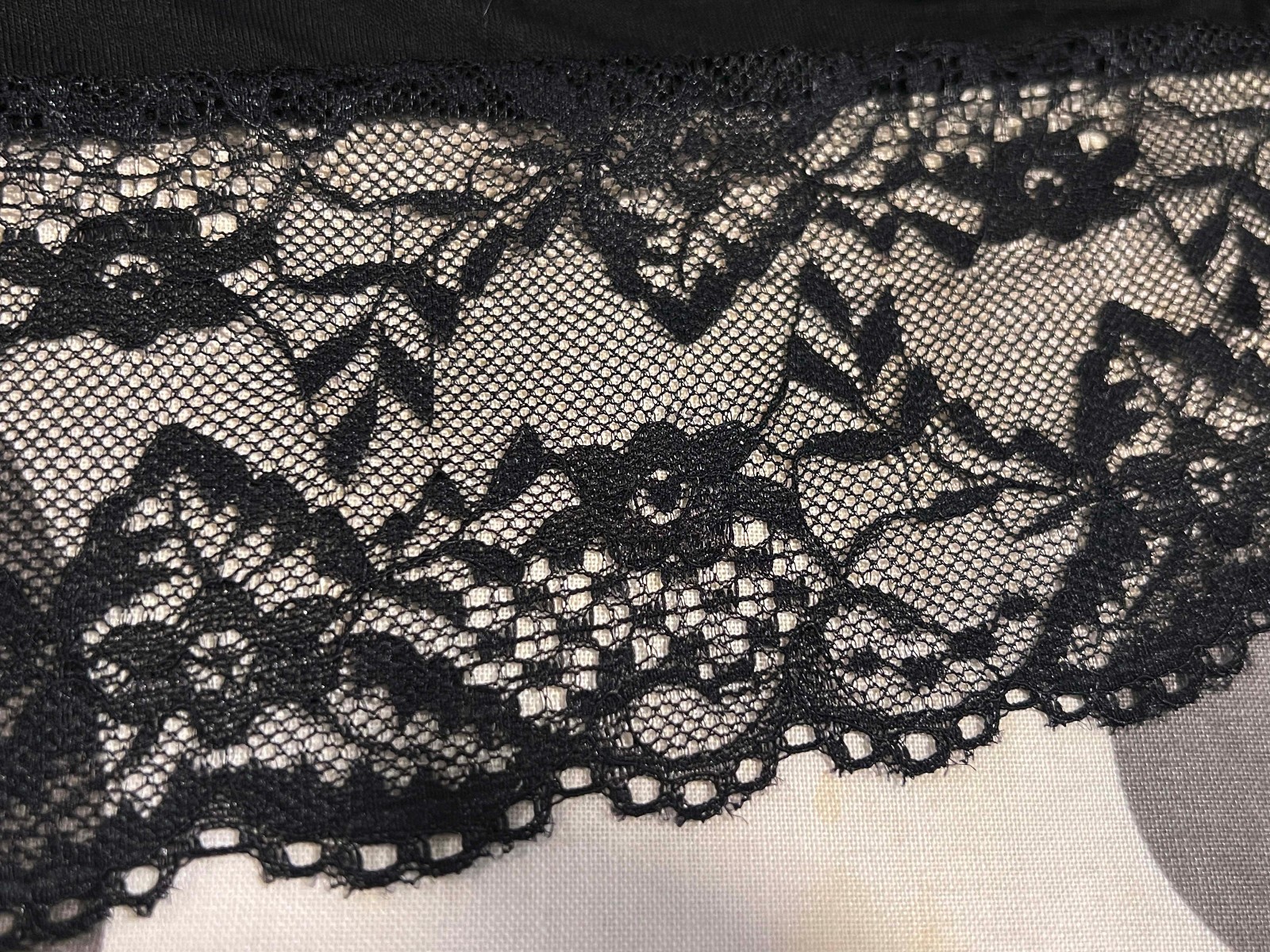 Vintage Soft Modal Rayon Half Slip W/Lace Hem- XXL