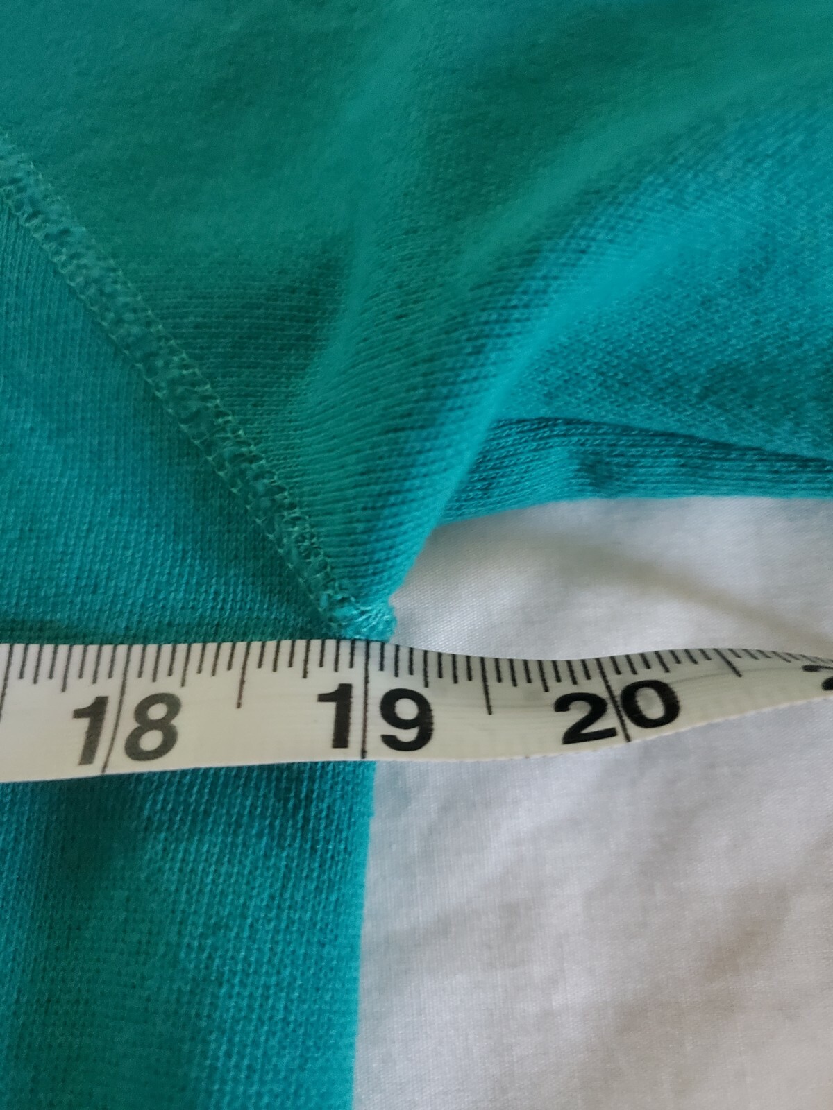 Vintage J.E. Morgan plain Teal blue green M cotton crew neck sweatshirt