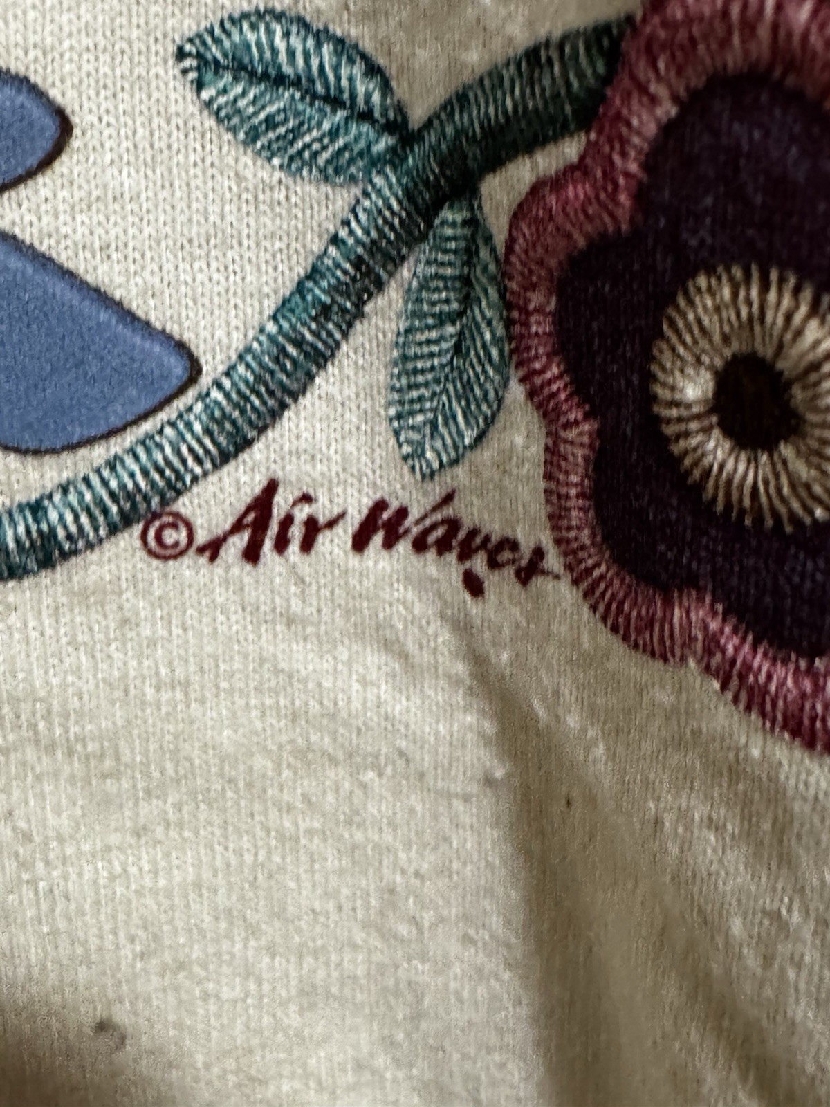 Heart & Home Quilt Style T-Shirt Medium Cottagecore Grannycore Vintage 1990s