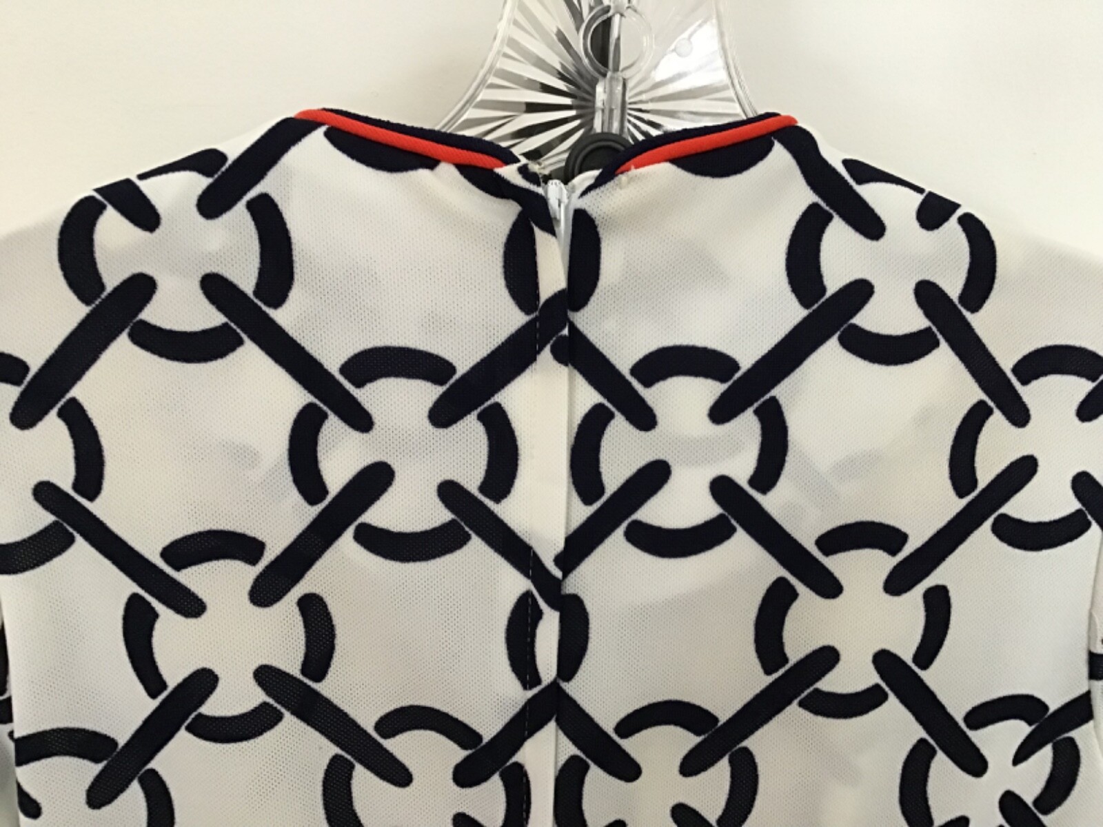 Vintage 70’s SHADY LANE for Jonathan Logan Op Art Rings Mod Midi Dress Size 9/10