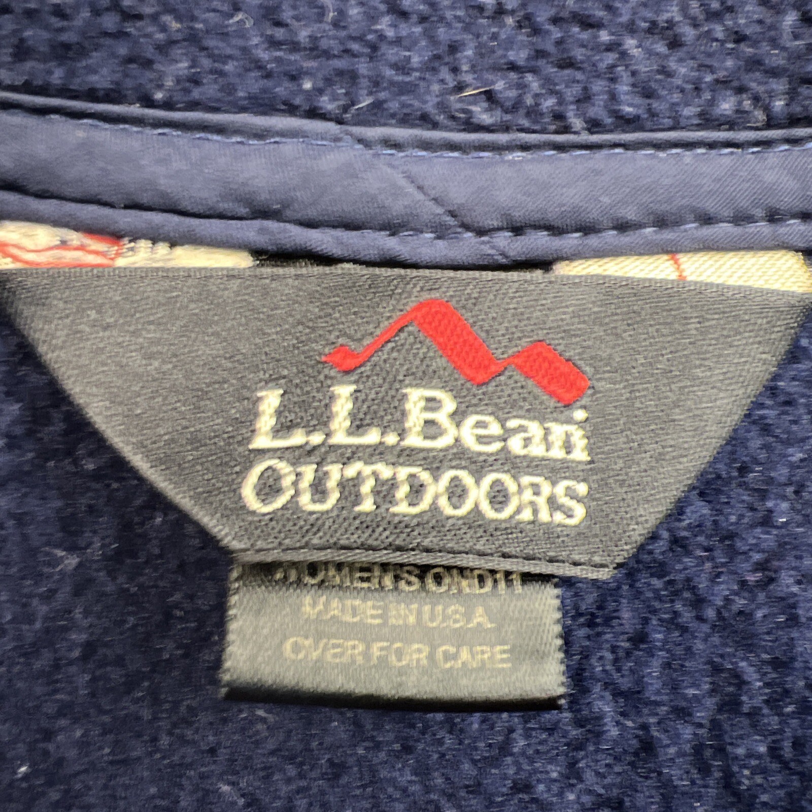Vintage LL Bean Vest Womens Medium Fleece Lined Sleeveless