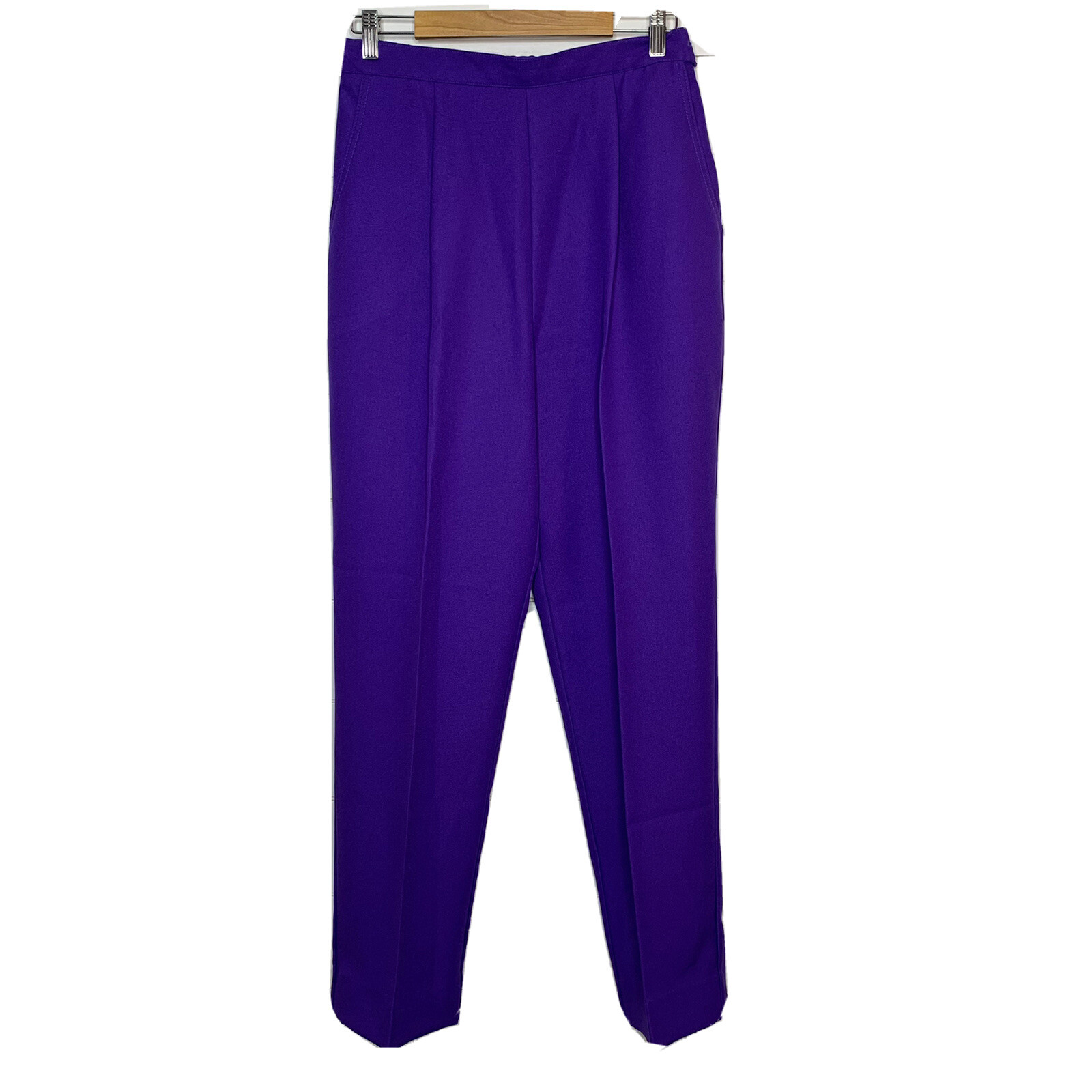 Vintage Queen’s Way to Fashion Pants Size 10* Purple High Waist 90s 80s USA Made