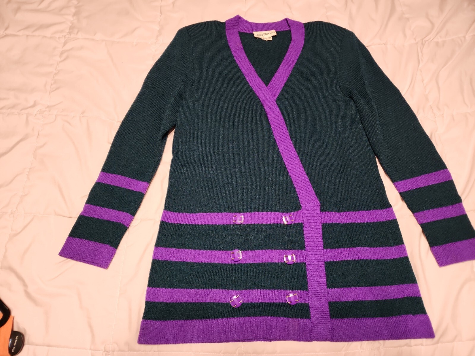 Vintage Knits By Raul Blanco Women’s Hand Loomed Sweater 12