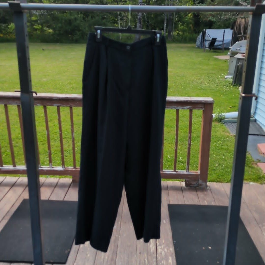 Vintage 90′ Liz Caliborne Wool Trousers Sz 10 Made Northern Mariana Islands USA