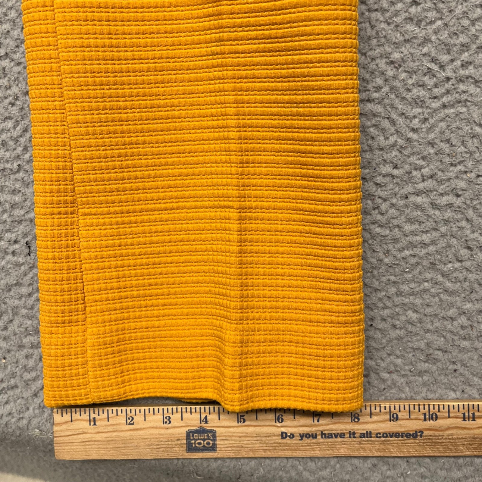 60’s Leisure Pant Set Womens S Marigold Yellow Textured Dacron Polyester 70’s