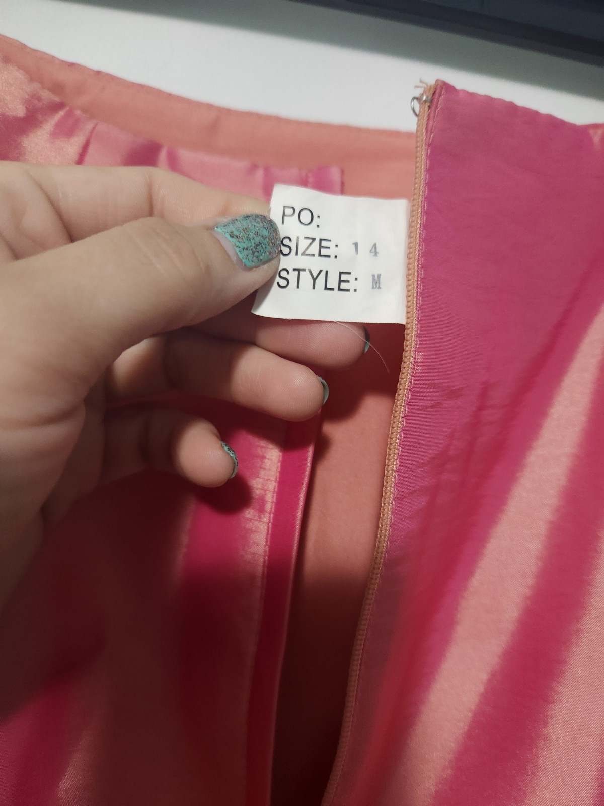 Y2K Raylia Designs Strapless Corset Gown Sz 14 Rose Pink Iridescent Taffeta Prom