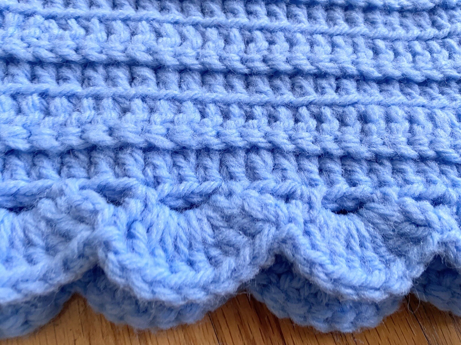 Vintage Blue Crocheted Cape Short Cable Knit Boho Hippie Wedding Bridal Capelet