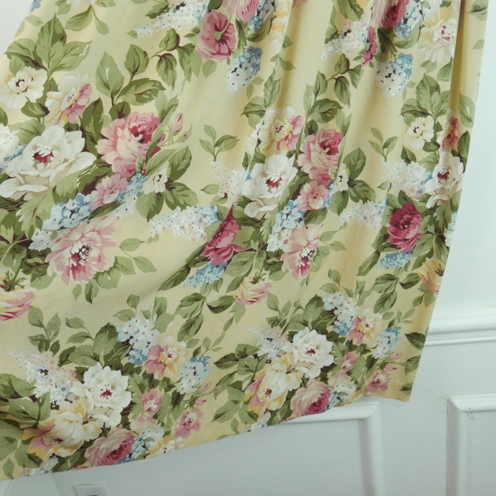 Vintage 14 Midi Skirt 90s Soft Floral Romantic Cottagecore Dainty Grunge Boho